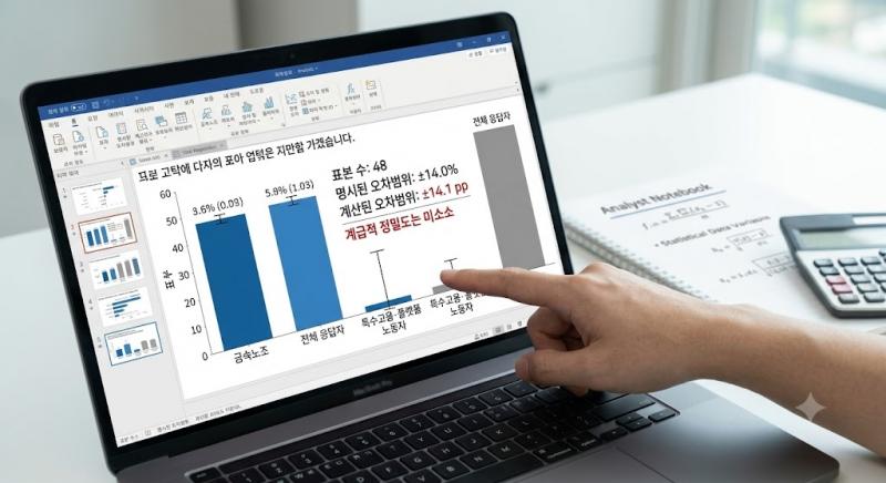 민주노총 통계 문제점 (사진 AI 생성).jpg